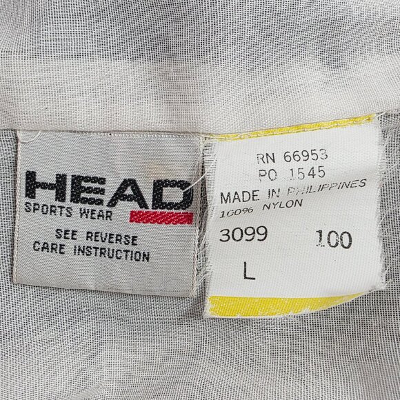 Vintage 80's Head Sportswear Rainbow Windbreaker Jacket - Picture 7 of 8